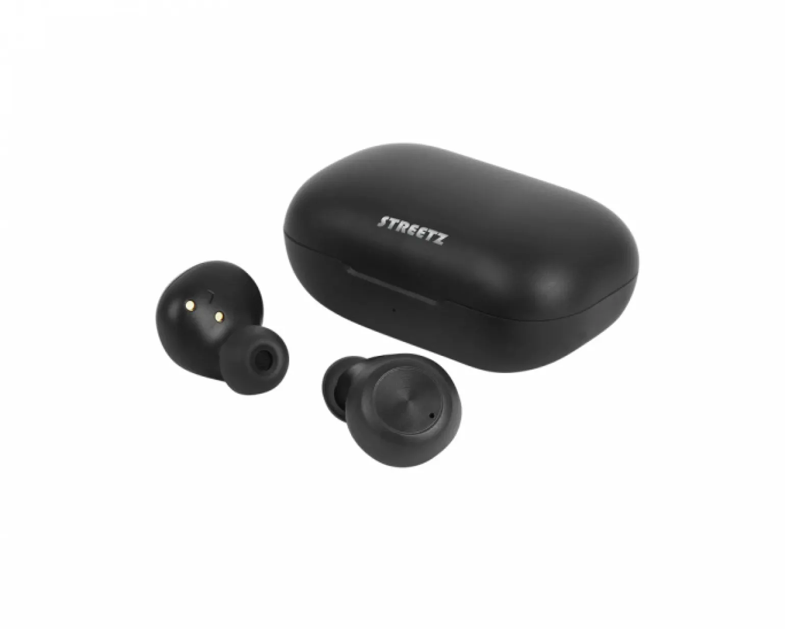 Wireless In-Ear Headphones with Charging Case, TWS - Black