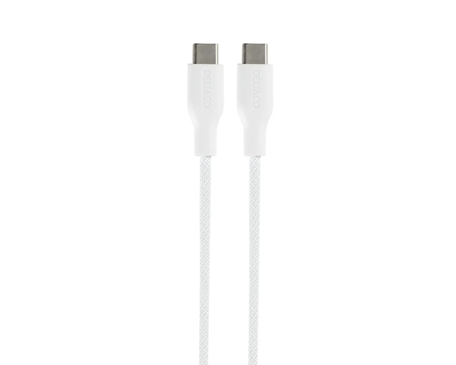 60W USB-C to USB-C Charging Cable - White - 0.5 m