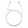 60W USB-C to USB-C Charging Cable - White - 1 m
