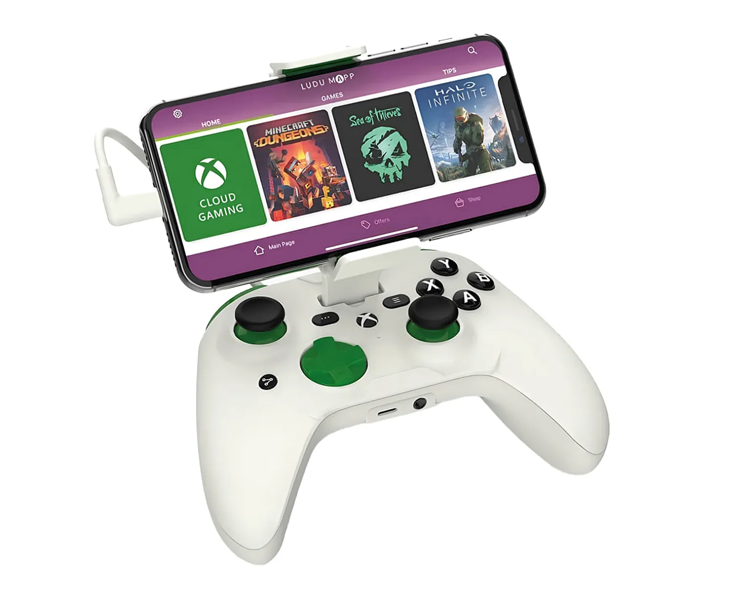 Xbox Pro Mobile Gaming Controller - White (iOS)