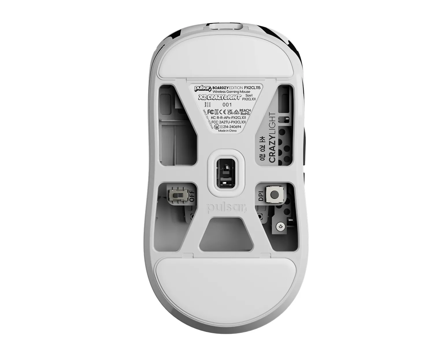 X2 CrazyLight Wireless Mouse - Boardzy Edition