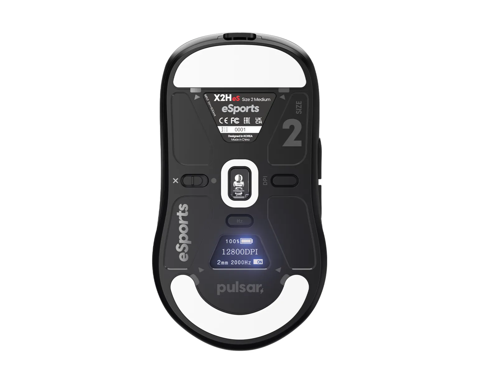 X2-H High Hump eS Wireless Gaming Mouse - Black