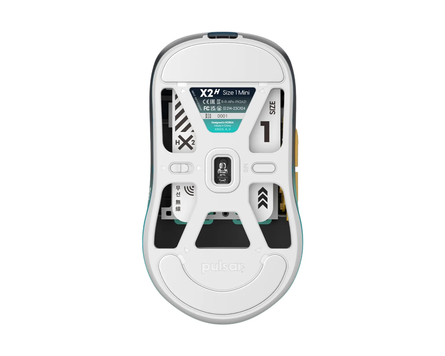 X2-H High Hump Wireless Gaming Mouse - Mini - Tokito Muichiro - Limited Edition