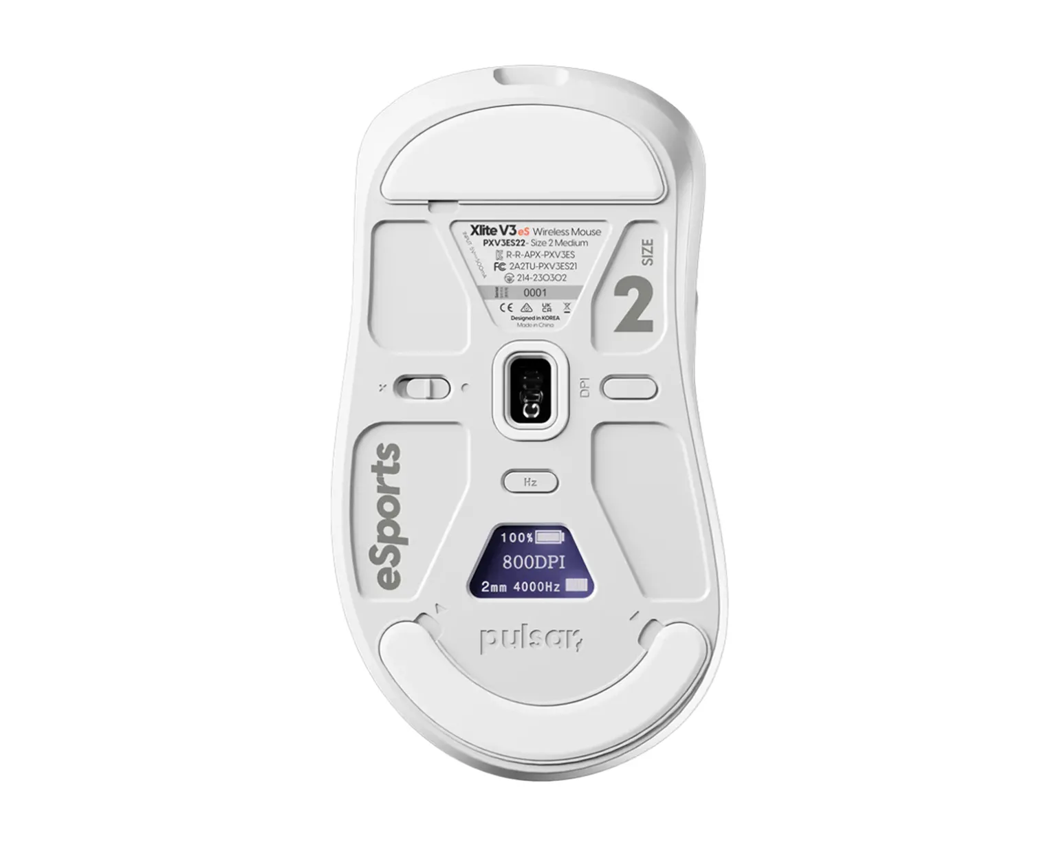 Xlite V3 eS Wireless Gaming Mouse - White