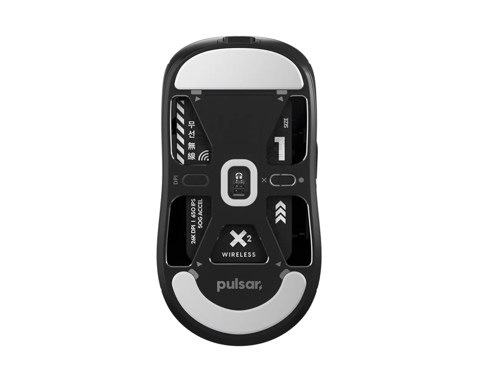 X2 Mini Wireless Gaming Mouse - Black