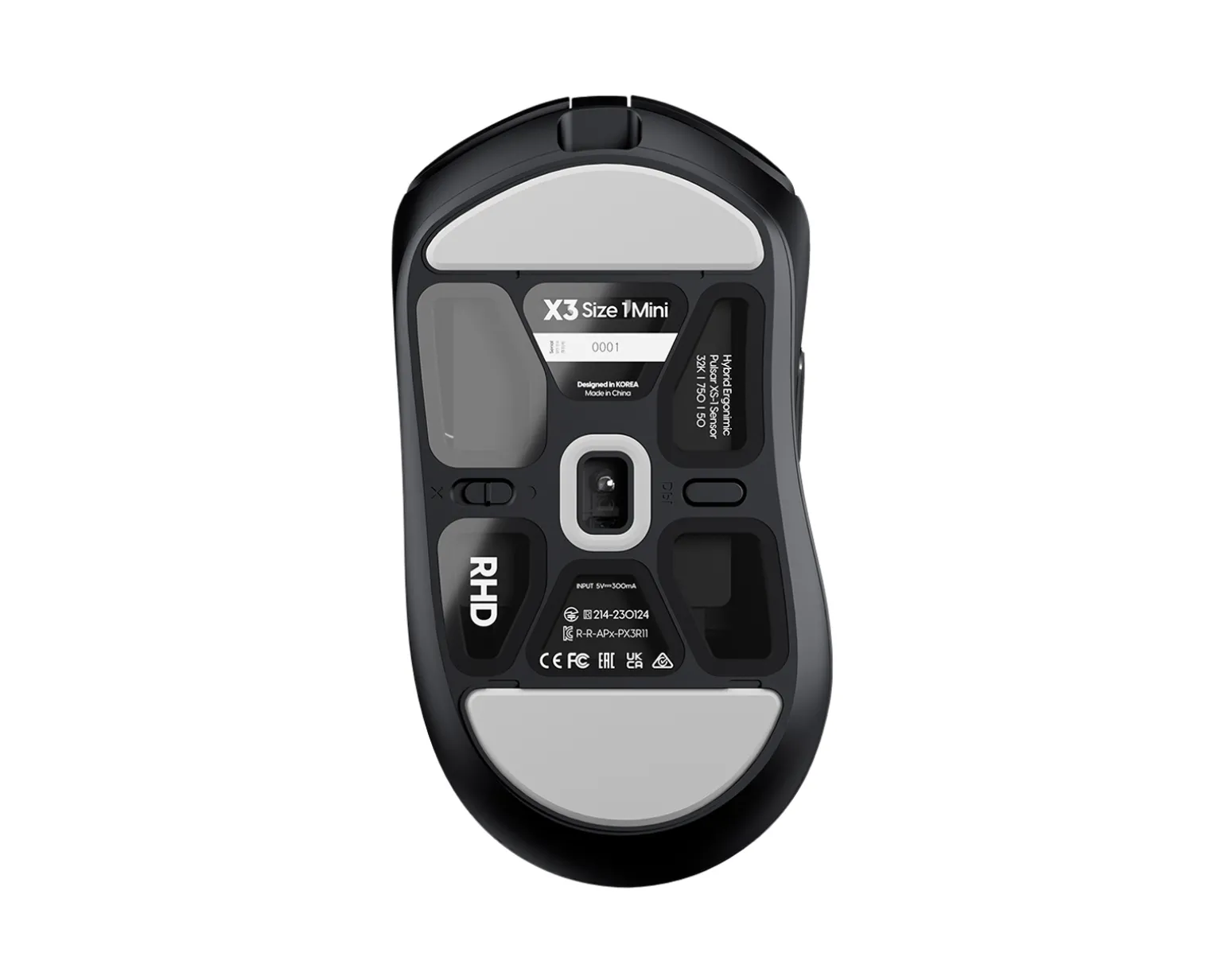 X3 Mini Wireless Gaming Mouse - Black