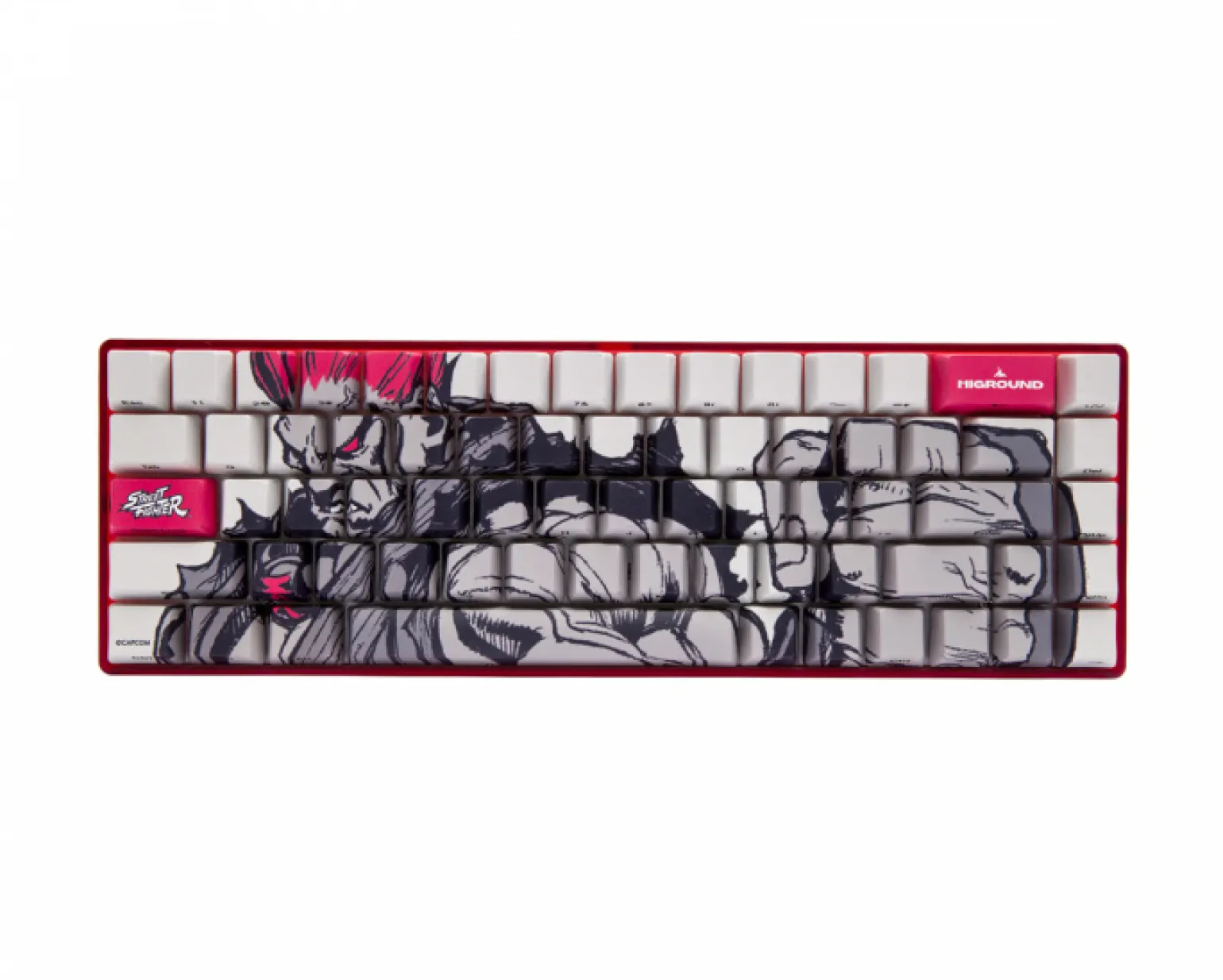 x Street Fighter Base 65 Keyboard - Akuma (Monochrome) - Limited Edition
