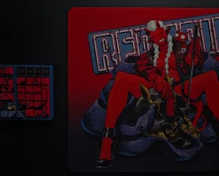 x TERU Heavy Bee Mousepad - Xsoft - XL - RedTail