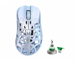 x The Swords Magnesium Wireless Gaming Mouse [OMRON] - Ice Blue