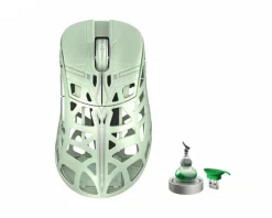 x The Swords Magnesium Wireless Gaming Mouse [OMRON] - Mint Green
