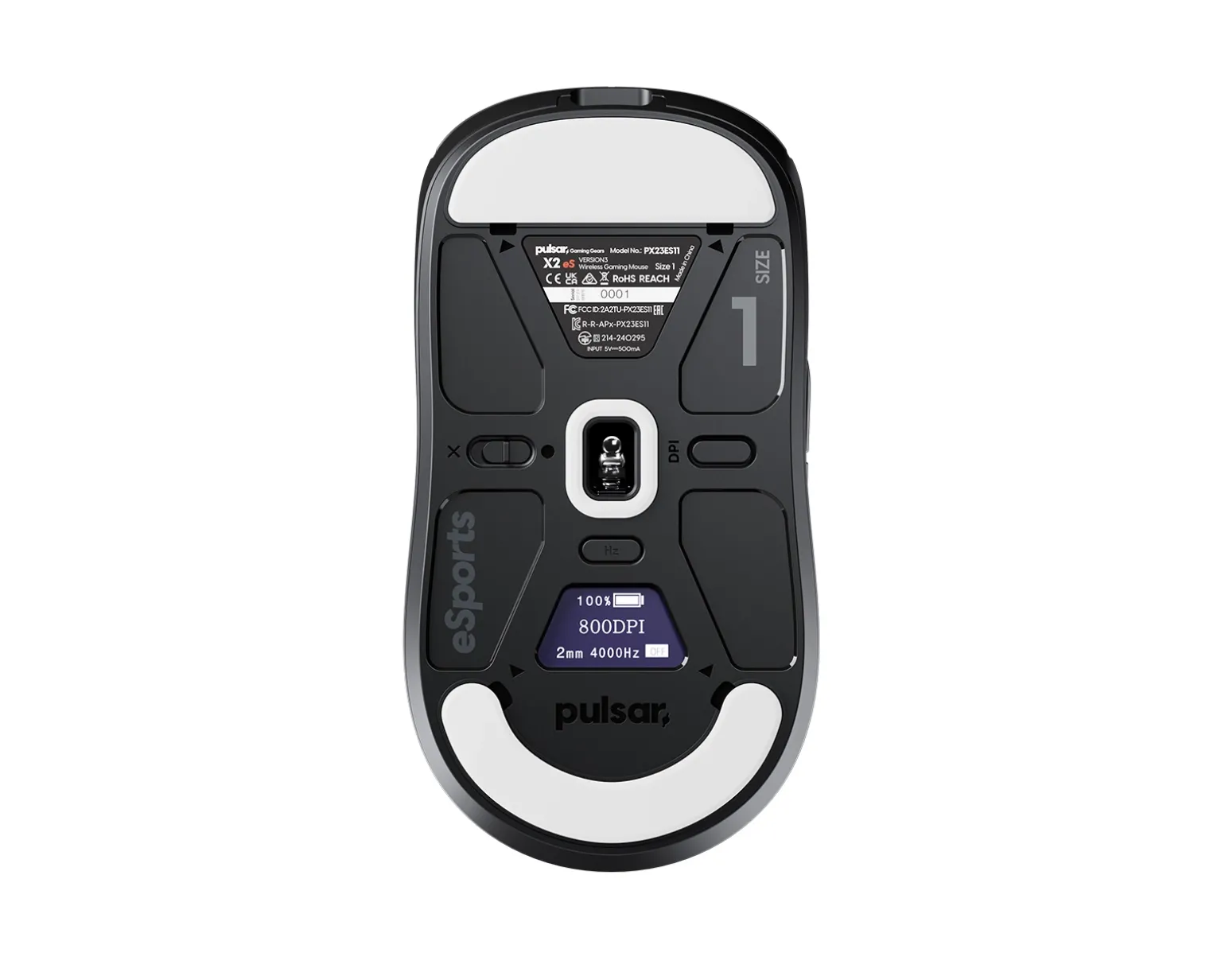 X2 v3 eS Mini Wireless Gaming Mouse - Black