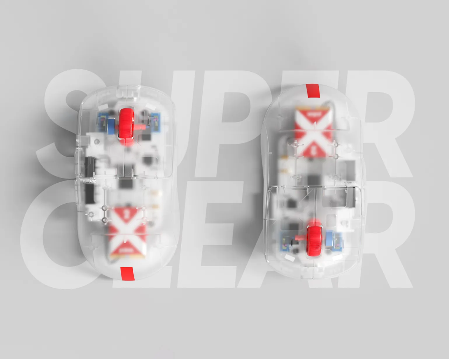 X2 Wireless Gaming Mouse - Super Clear