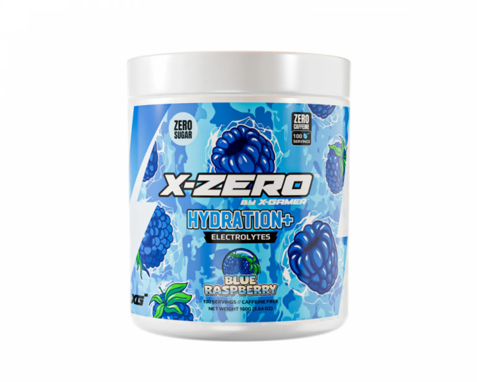 X-Zero Hydration+ Blue Raspberry - 100 Servings