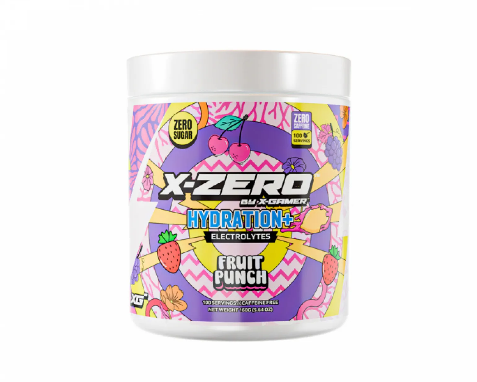 X-Zero Hydration+ Fruit Punch - 100 Servings
