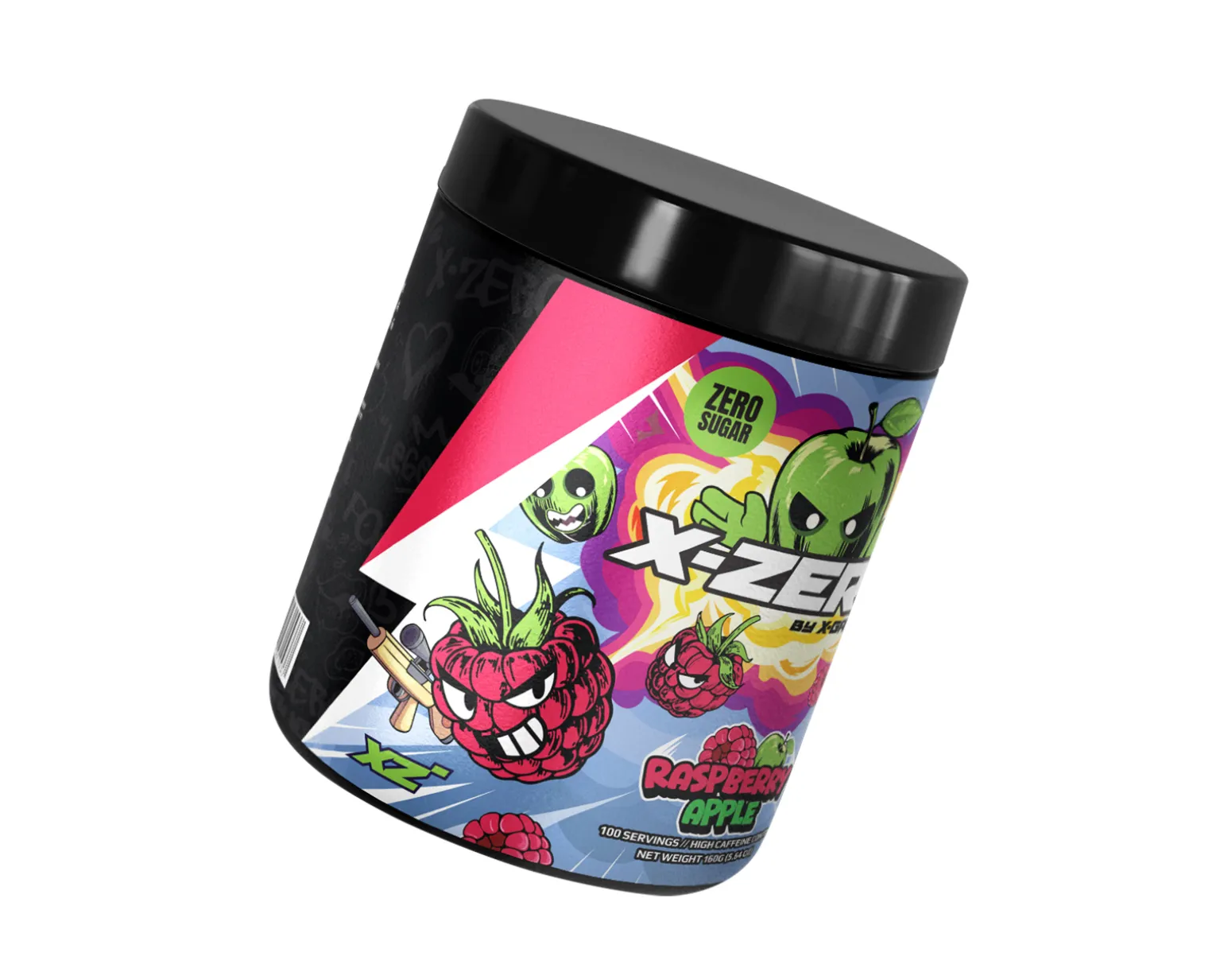 X-Zero Raspberry Apple - 100 Servings