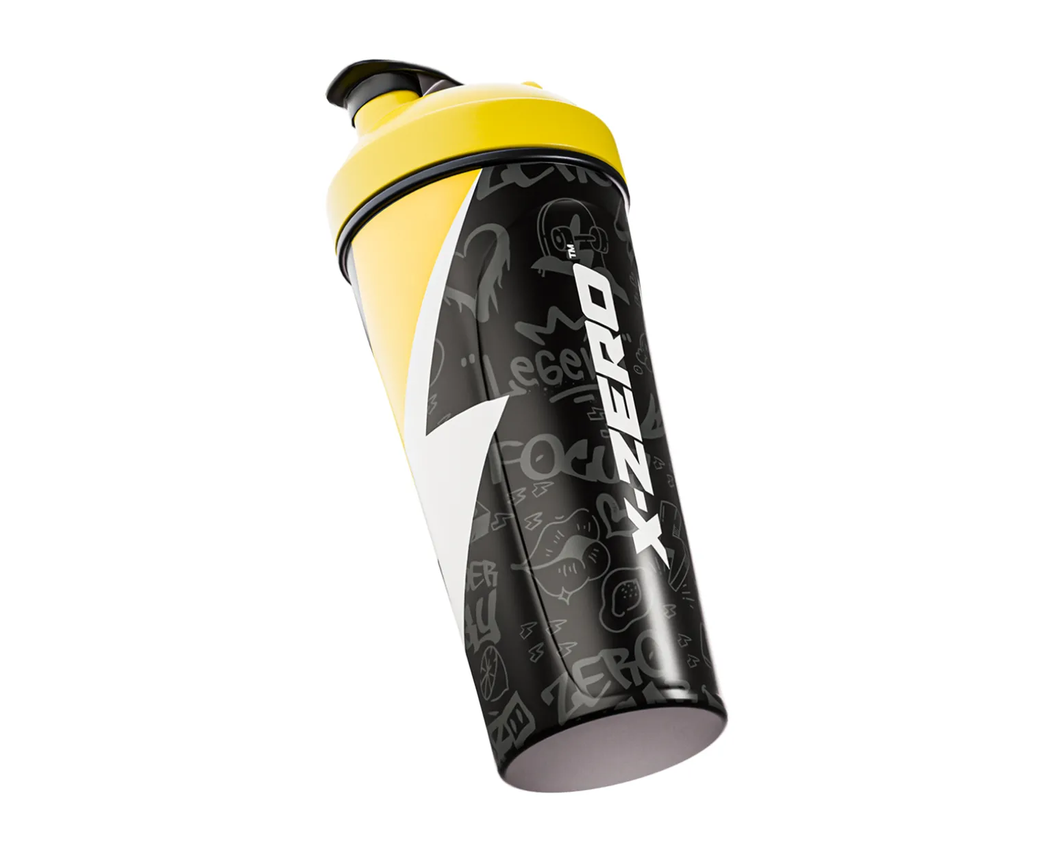 X-Zero Shaker 700ml - Black & Yellow