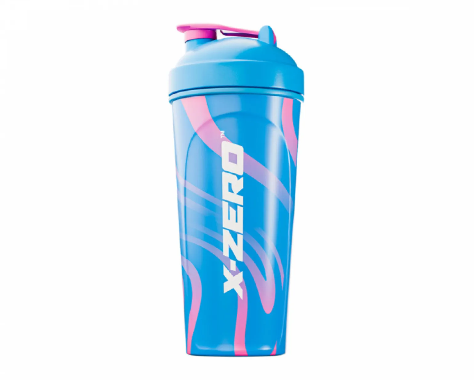 X-Zero Shaker 700ml - Swirly Blue & Pink