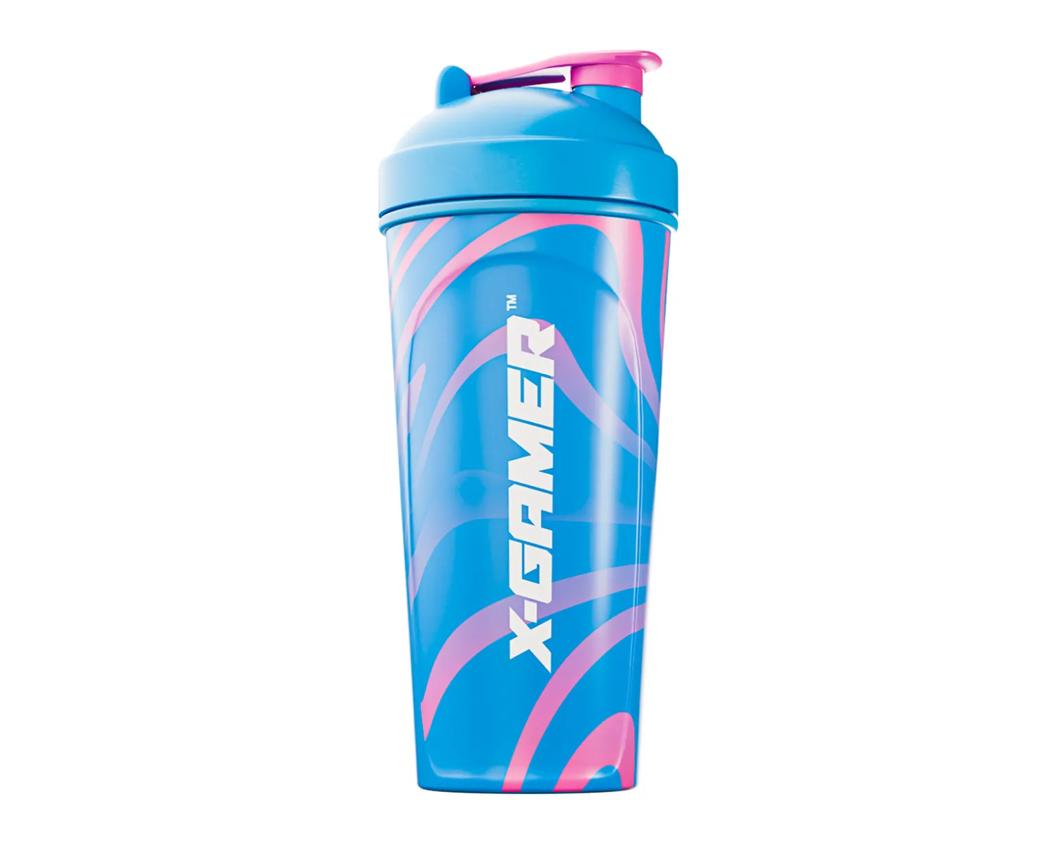 X-Zero Shaker 700ml - Swirly Blue & Pink