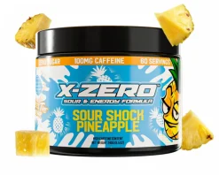 X-Zero Sour Shock Pineapple - 60 Servings