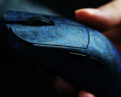 YING Forged Carbon Fiber Gaming Mouse - Blue