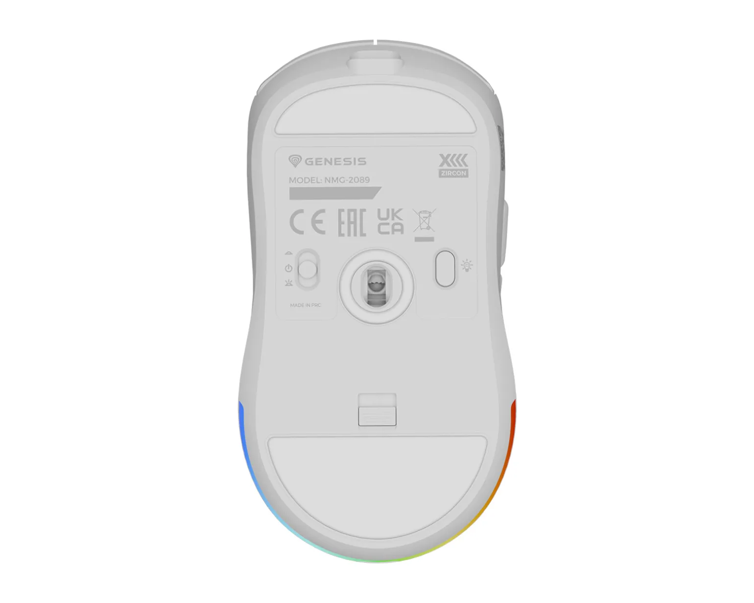 Zircon XIII Wireless Gaming Mouse - White
